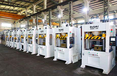 hydraulic press machine assembly workshop 2